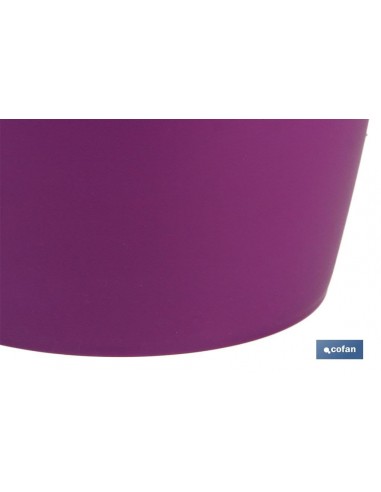 MACETA CAMELIA COLOR MORADO 14X13.8cm