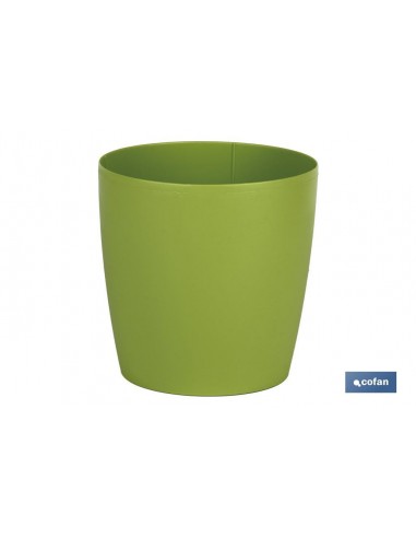 MACETA CAMELIA COLOR VERDE 24.5X23.6CM