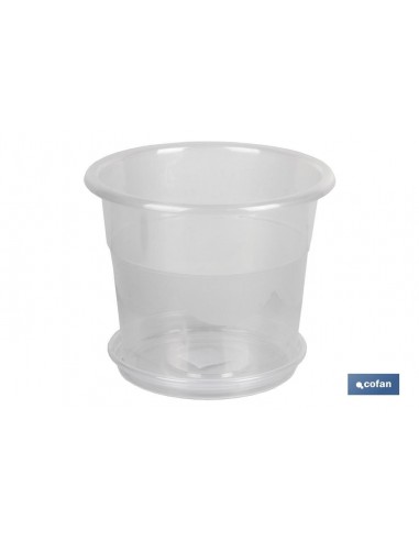 MACETA ORQUIDEA TRANSPARENTE 23.5X20+...