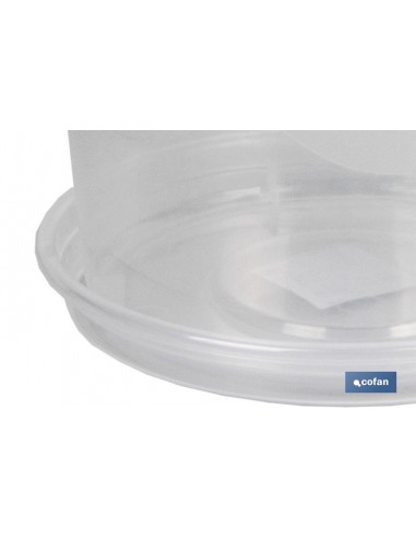 MACETA ORQUIDEA TRANSPARENTE 23.5X20+...