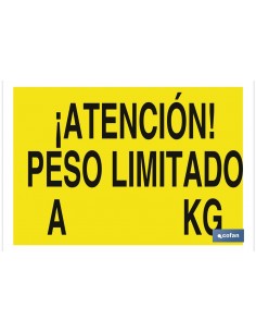 SEÑAL POLIESTIRENO 297X210 MM