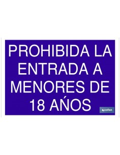 SEÑAL POLIESTIRENO 210X148MM.