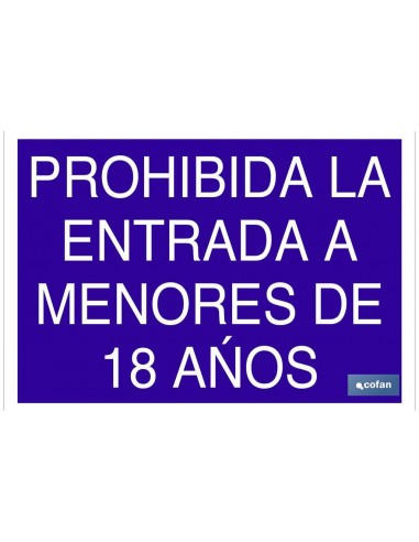 SEÑAL POLIESTIRENO 297X210MM.