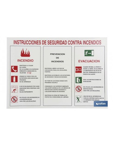 SEÑAL LUMINISCENTE 420X297MM.