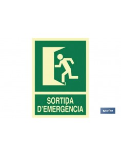 SEÑAL LUMINISCENTE 297X210MM.