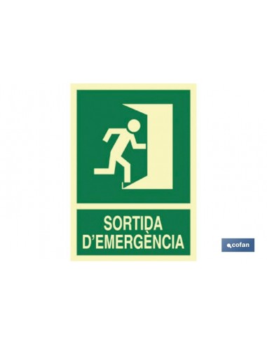 SEÑAL LUMINISCENTE 297X210MM.