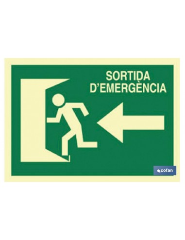 SEÑAL LUMINISCENTE 420X297MM.