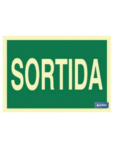 SEÑAL LUMINISCENTE 420X297MM.