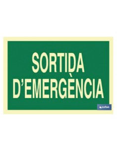 SEÑAL LUMINISCENTE 420X297MM.