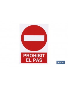 SEÑAL POLIESTIRENO 297X210 MM