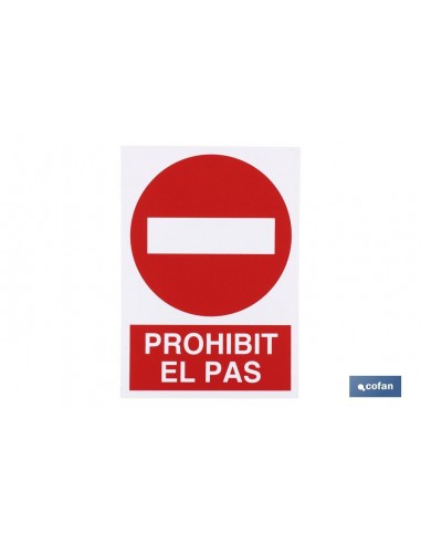 SEÑAL POLIESTIRENO 297X210 MM