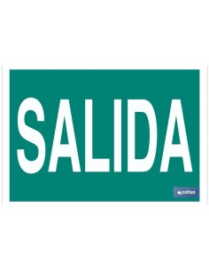 SEÑAL LUMINISCENTE 297X210mm.