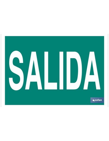 SEÑAL LUMINISCENTE 297X210mm.