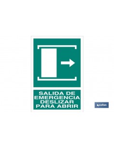 SEÑAL LUMINISCENTE 210X148MM.