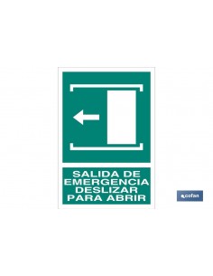 SEÑAL LUMINISCENTE 420X297mm.