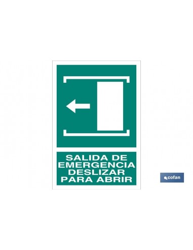 SEÑAL LUMINISCENTE 420X297mm.