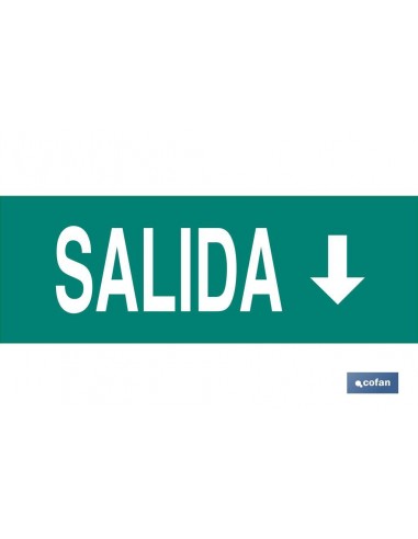 SEÑAL LUMINISCENTE 400X100MM.