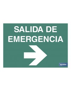 SEÑAL LUMINISCENTE 210X148MM.