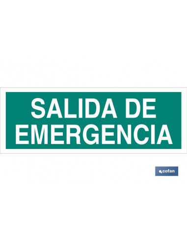 SEÑAL LUMINISCENTE 400X100MM.