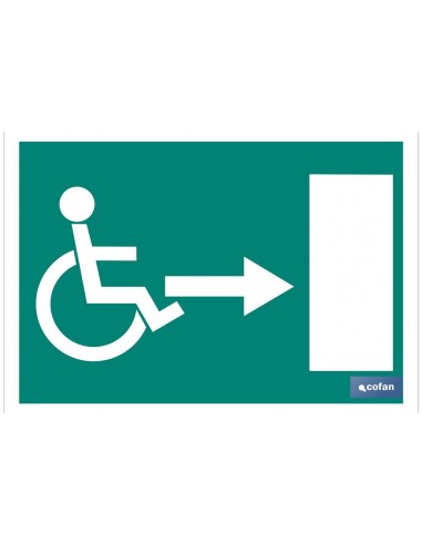 SEÑAL LUMINISCENTE 297X210MM.