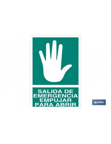 SEÑAL LUMINISCENTE 297X210MM.