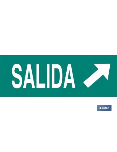 SEÑAL LUMINISCENTE 400X100MM.
