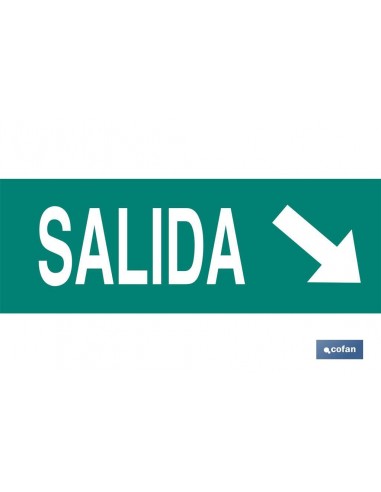 SEÑAL LUMINISCENTE 400X100MM.