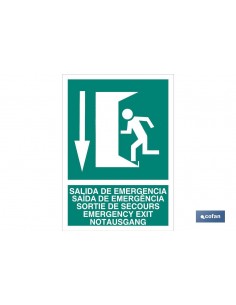 SEÑAL LUMINISCENTE 297X210MM.