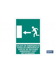 SEÑAL LUMINISCENTE 297X210MM.
