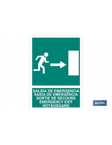 SEÑAL LUMINISCENTE 297X210MM.