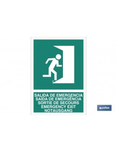 SEÑAL LUMINISCENTE 297X210MM.