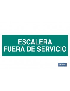 SEÑAL LUMINISCENTE 400X100MM.