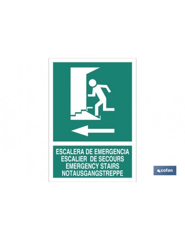 SEÑAL LUMINISCENTE 297X210MM.