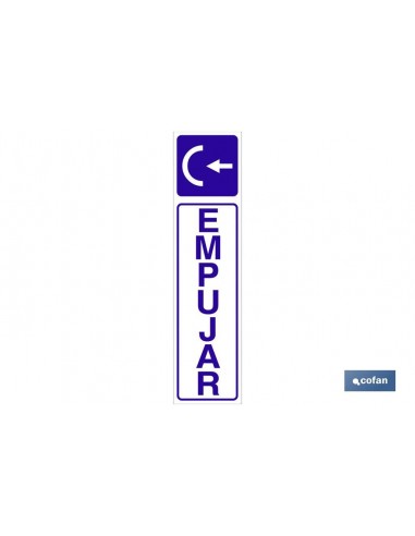 SEÑAL GLASSPACK ADHESIVA 250X62MM.
