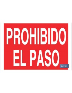 SEÑAL  POLIESTIRENO 297X210MM