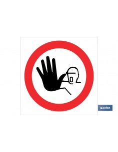 SEÑAL POLIESTIRENO 105X105MM
