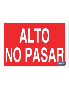 SEÑAL POLIESTIRENO 297X210MM