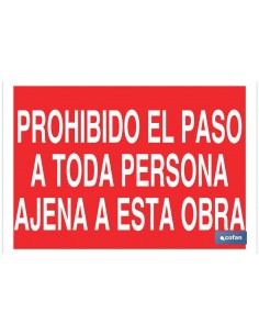 SEÑAL POLIESTIRENO 297X210MM