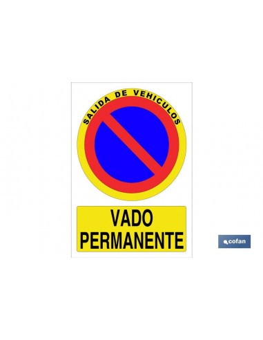 SEÑAL POLIESTIRENO 148X105MM.