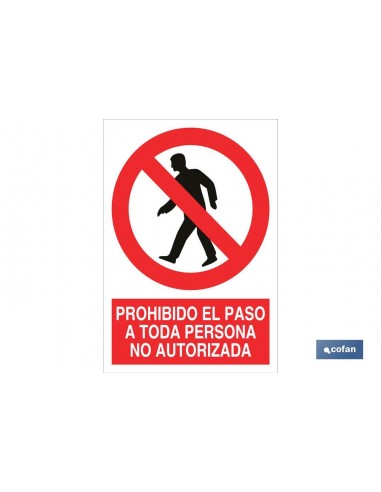 SEÑAL ADHESIVO 297X210MM.