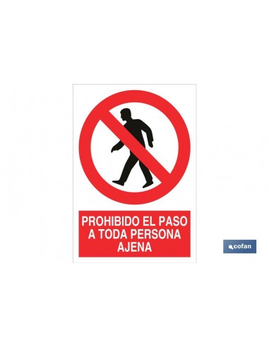 SEÑAL POLIESTIRENO 148X105MM.