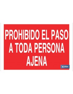 SEÑAL POLIESTIRENO 420X297MM