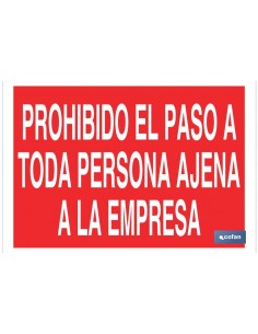 SEÑAL POLIESTIRENO 297X210MM