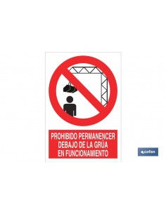 SEÑAL POLIESTIRENO 297X210MM.