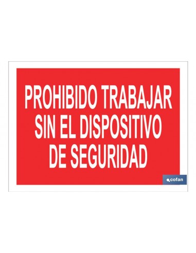 SEÑAL POLIESTIRENO 297X210MM