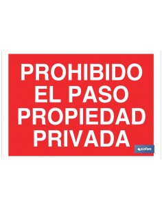 SEÑAL POLIESTIRENO 297X210MM