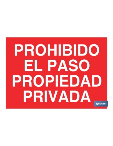 SEÑAL POLIESTIRENO 420X297MM
