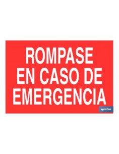 SEÑAL LUMINISCENTE 148X105MM.