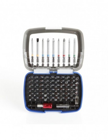 JUEGO 71 PZAS DE  PUNTAS DE 1/4" EN...