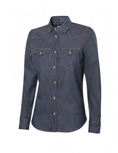 405007S / CAMISA DENIM ML MUJER